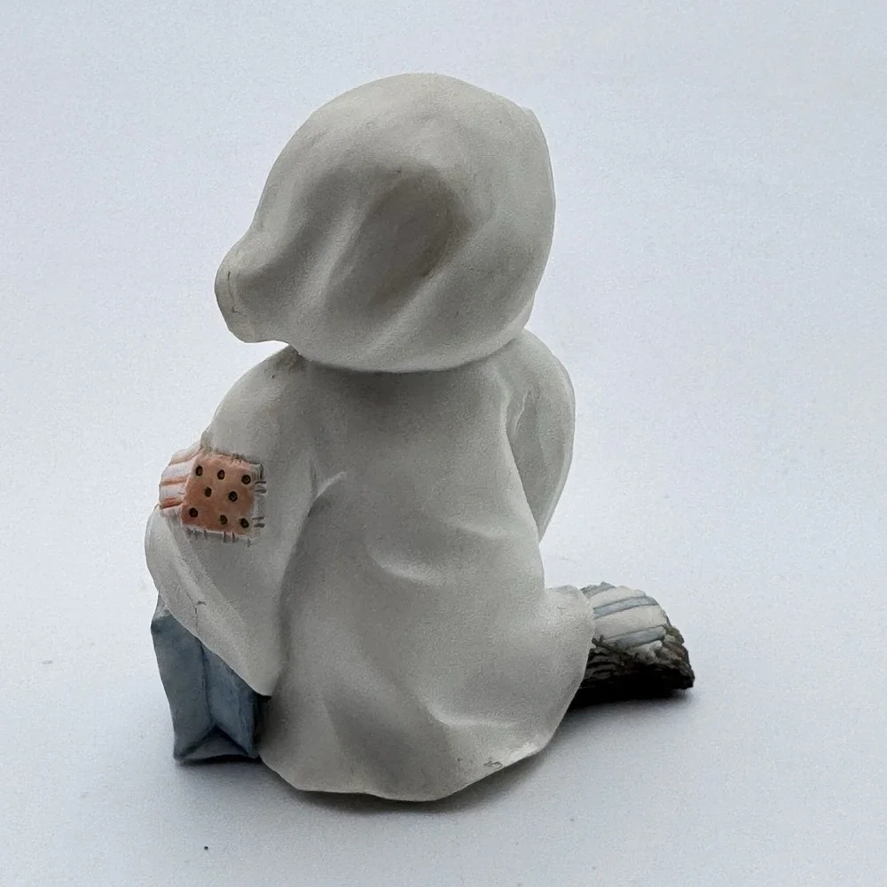 VTG Calico Kittens Gobblin Up The Fun Figurine Priscilla Hillman Halloween Ghost